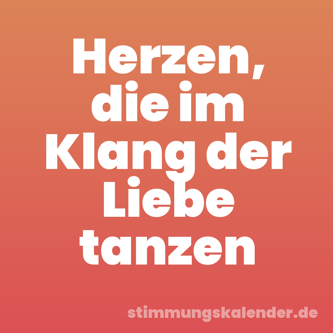 Herzen, die im Klang der Liebe tanzen