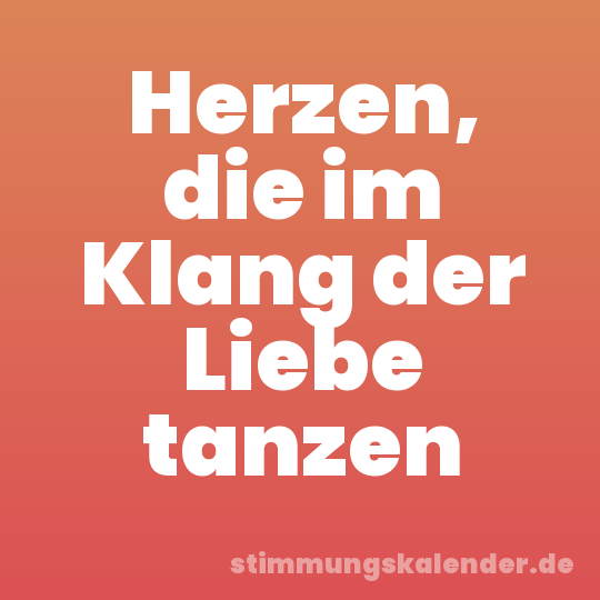 Herzen, die im Klang der Liebe tanzen