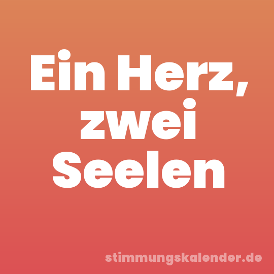 Ein Herz, zwei Seelen