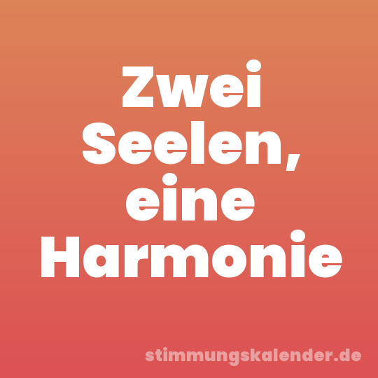 Zwei Seelen, eine Harmonie