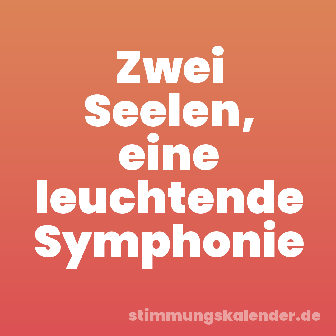 Zwei Seelen, eine leuchtende Symphonie