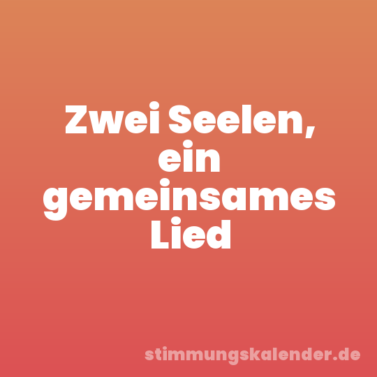 Zwei Seelen, ein gemeinsames Lied