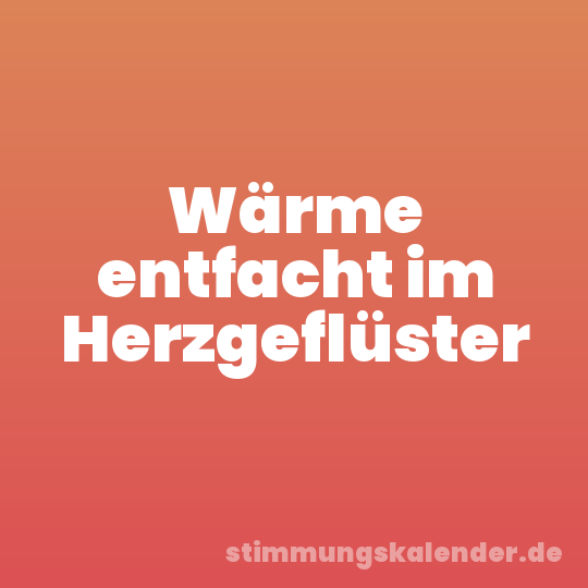 Wärme entfacht im Herzgeflüster