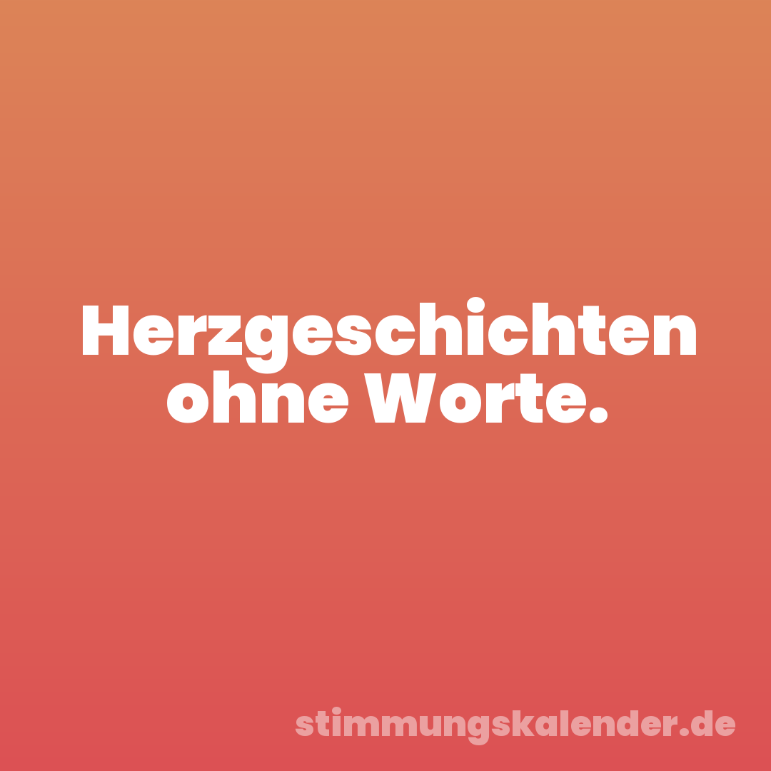 Herzgeschichten ohne Worte.