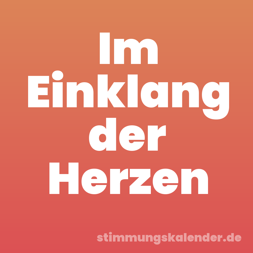 Im Einklang der Herzen