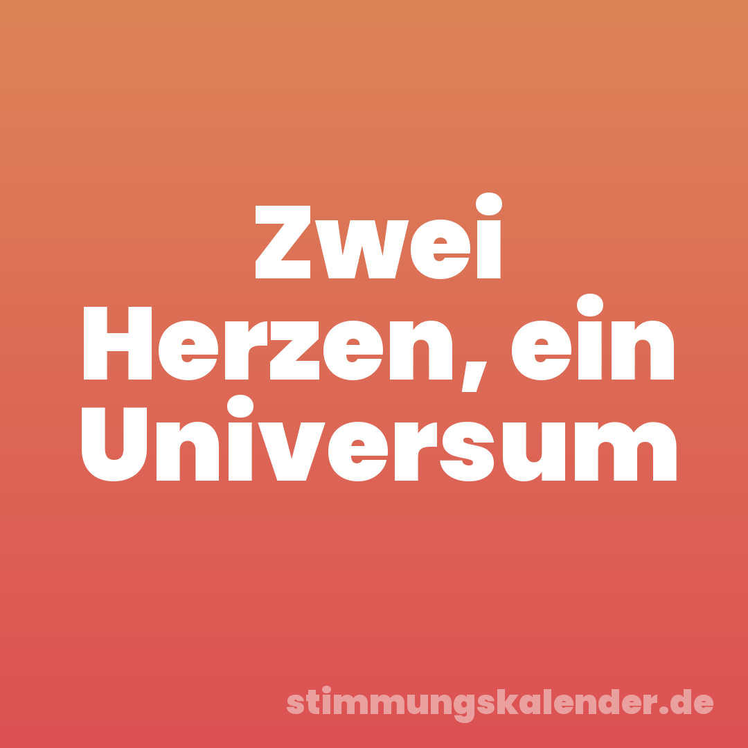Zwei Herzen, ein Universum