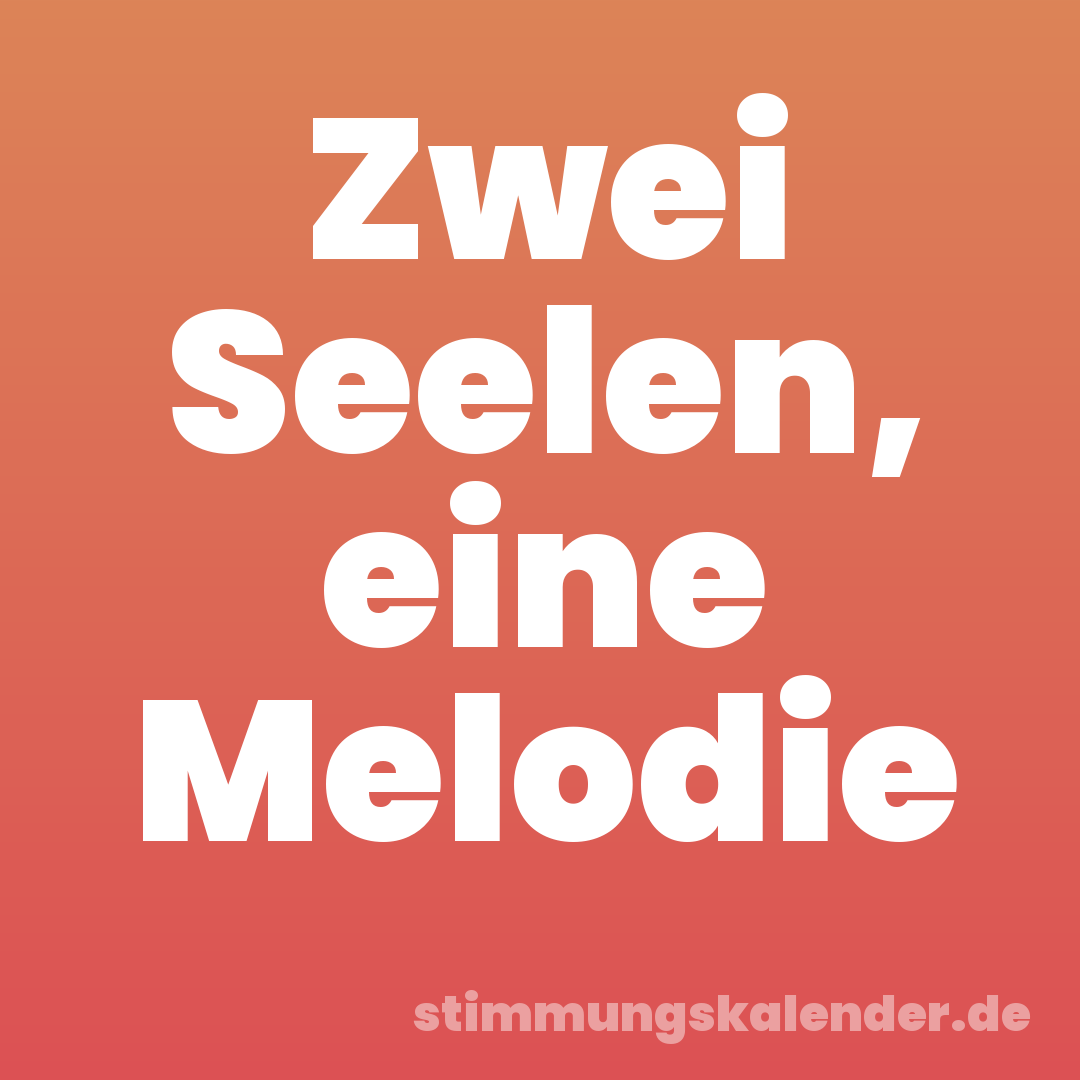 Zwei Seelen, eine Melodie