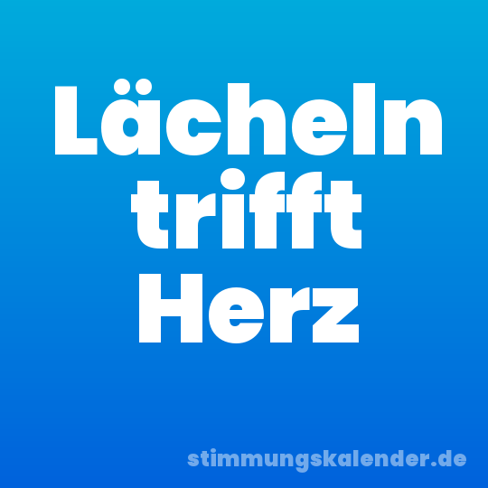 Lächeln trifft Herz